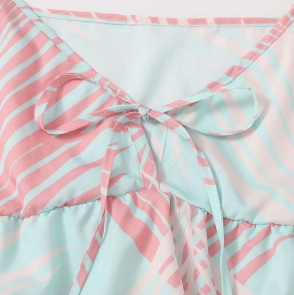 TROPICAL RUFFLE PJ SET - Picture 4 of 6